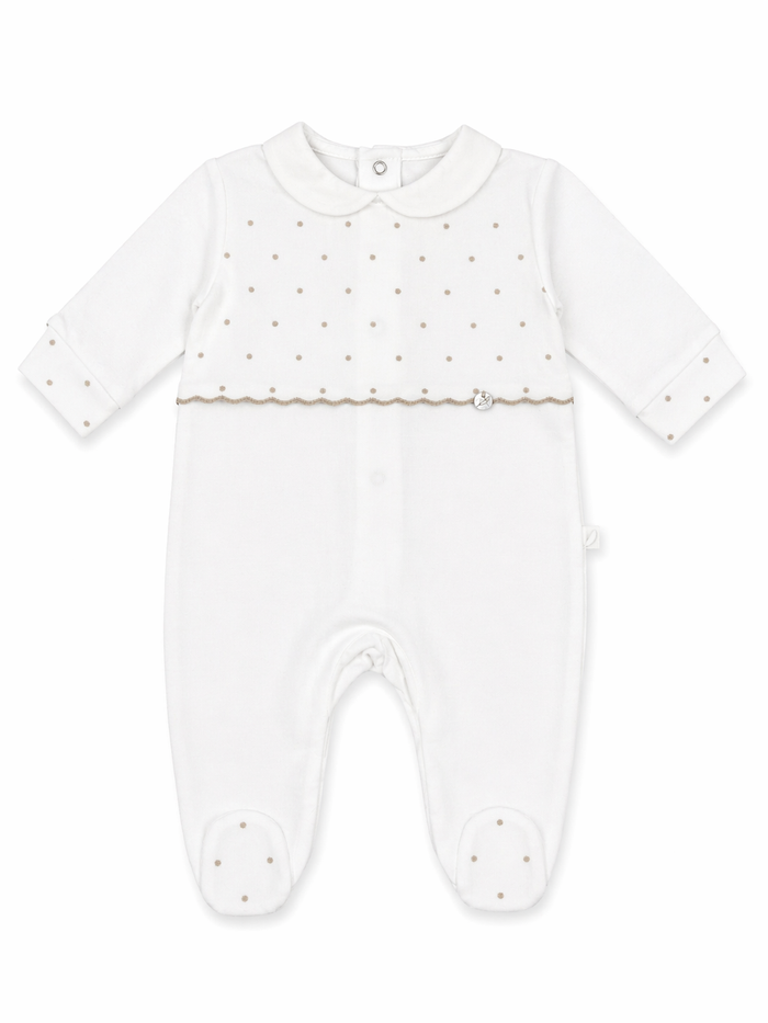 Babygrow 'Mini Dots' Khaki