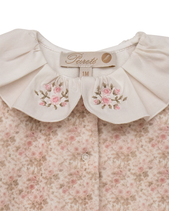 Babygrow Set Pink Peony- 2pc