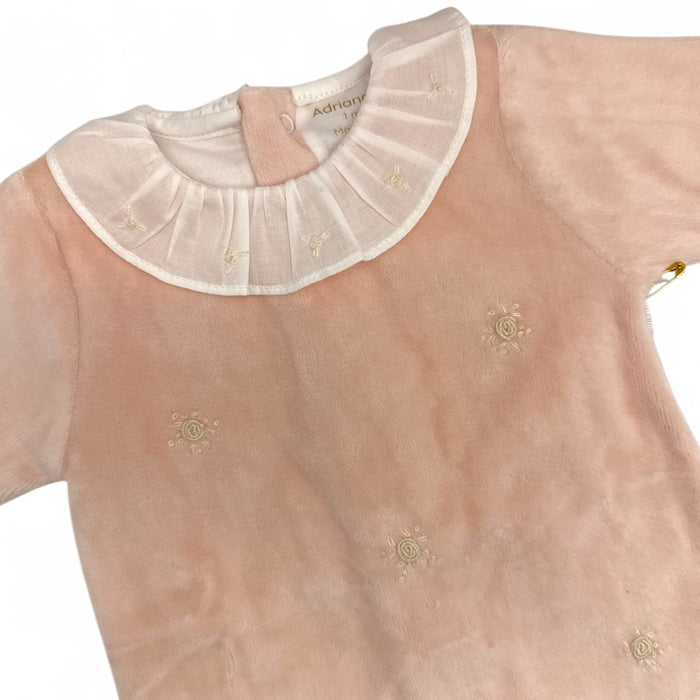 Babysuit Velvet Melon Blooms