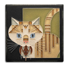 Barn Kitty, based on the midcentury artistry of Charley Harper, is part of a cast of critters in Motawi's Charley Harper line.