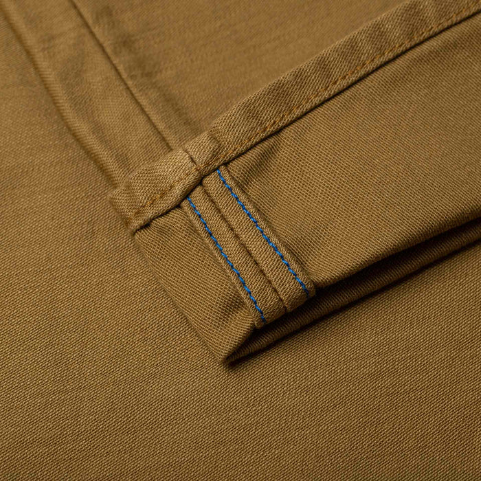 BC-01 TAPERED CHINO 10 oz. golden brown military twill