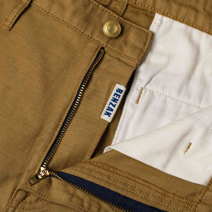 BC-01 TAPERED CHINO 10 oz. golden brown military twill