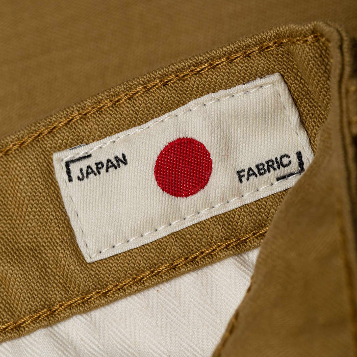 BC-01 TAPERED CHINO 10 oz. golden brown military twill