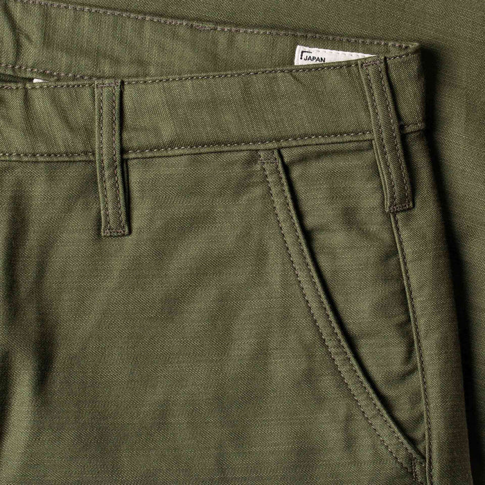 BC-01 TAPERED CHINO 10 oz. olive drab military twill