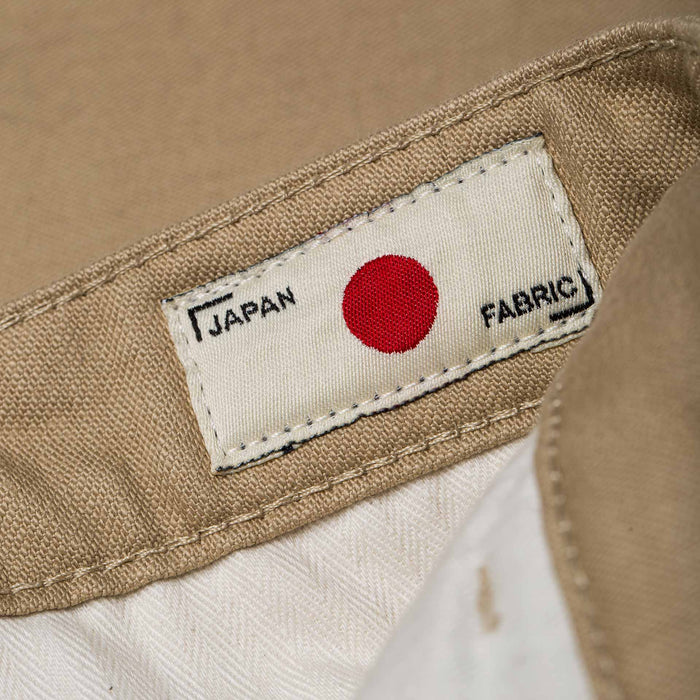 BC-01 TAPERED CHINO 10 oz. sand military twill