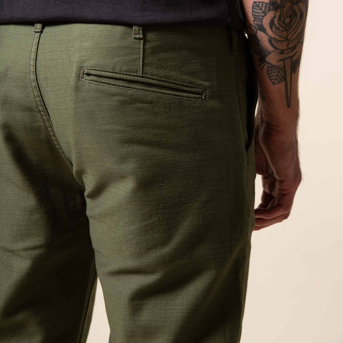 BC-03 STRAIGHT CHINO 10 oz. olive drab military twill