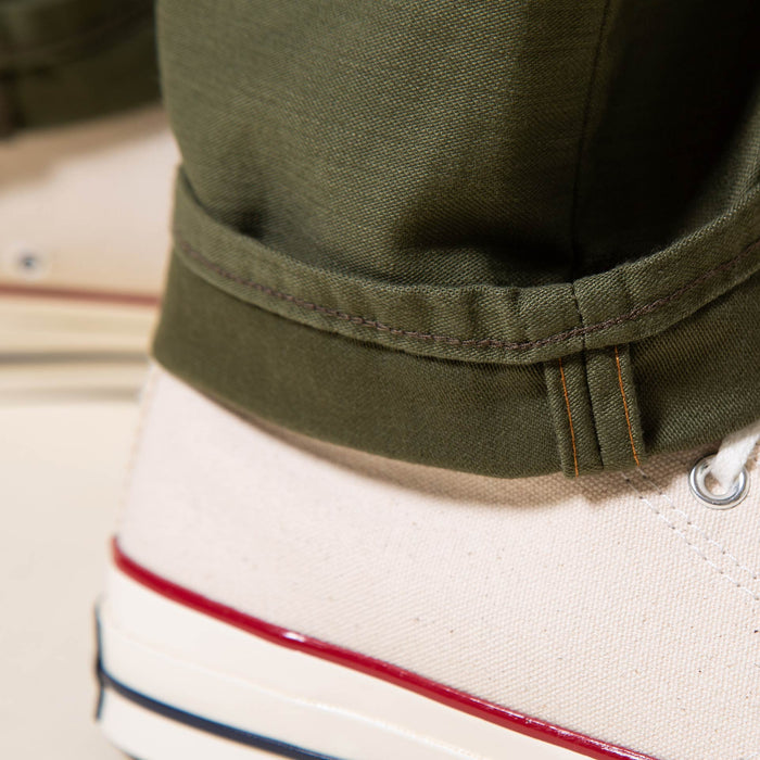 BC-03 STRAIGHT CHINO 10 oz. olive drab military twill