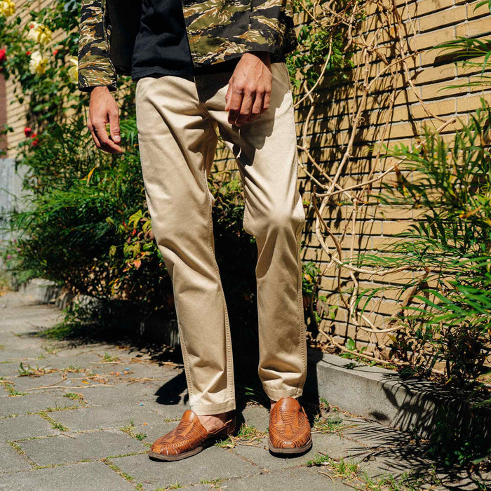 BC-04 RELAXED CHINO 8.5 oz. desert sand sateen twill