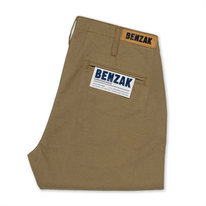 BC-05 LOOSE CHINO 8.5 oz. camel beige chino cloth