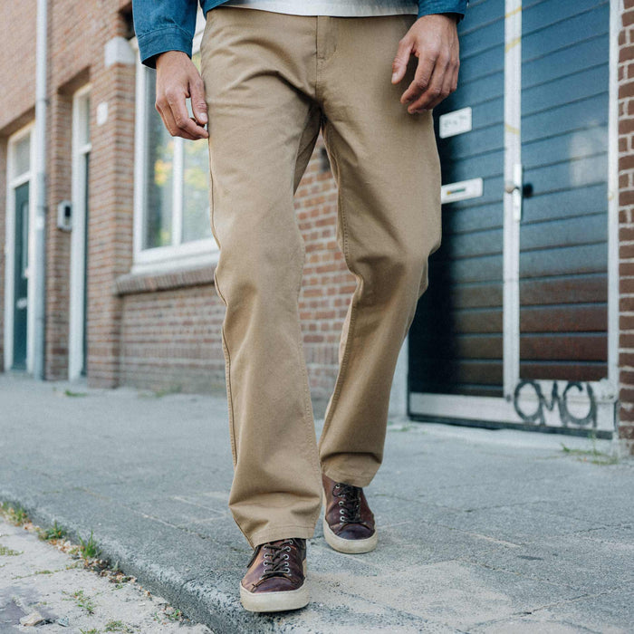 BC-05 LOOSE CHINO 8.5 oz. camel beige chino cloth