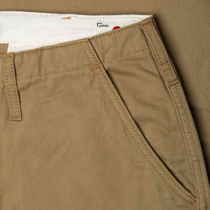 BC-05 LOOSE CHINO 8.5 oz. camel beige chino cloth