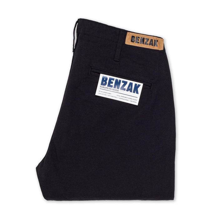 BC-05 LOOSE CHINO 8.5 oz. dark navy chino cloth