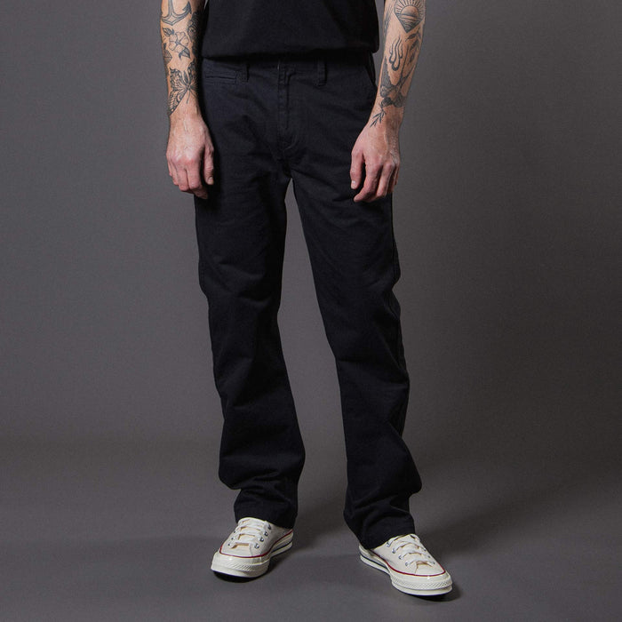 BC-05 LOOSE CHINO 8.5 oz. dark navy chino cloth