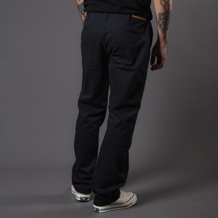 BC-05 LOOSE CHINO 8.5 oz. dark navy chino cloth