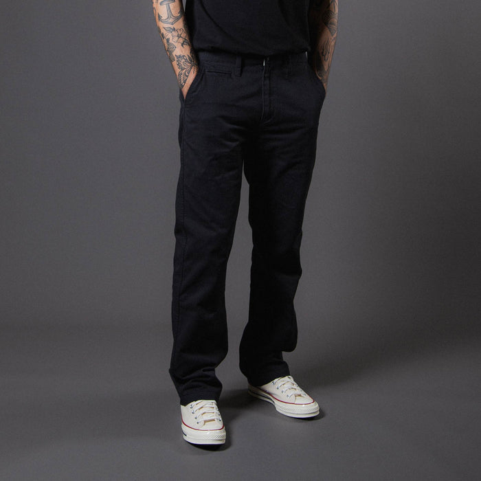 BC-05 LOOSE CHINO 8.5 oz. dark navy chino cloth