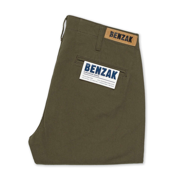 BC-05 LOOSE CHINO 8.5 oz. olive drab chino cloth