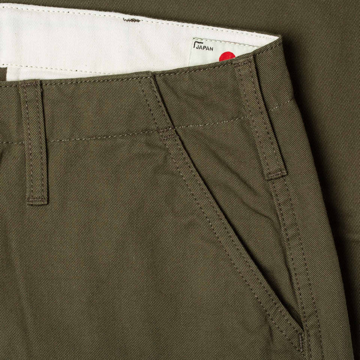BC-05 LOOSE CHINO 8.5 oz. olive drab chino cloth