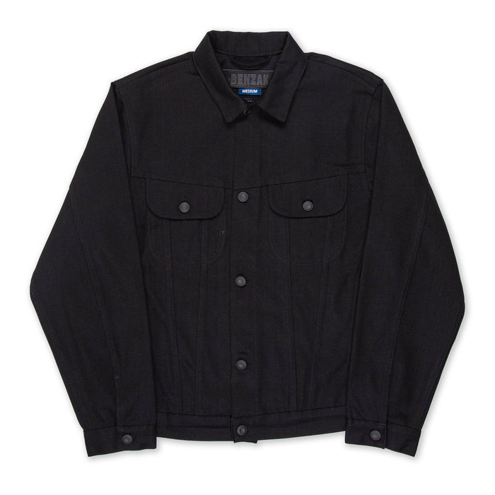 BDJ-05 TRUCKER JACKET 13 oz. black slub selvedge