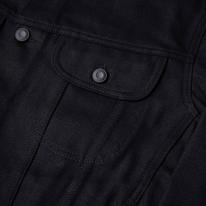 BDJ-05 TRUCKER JACKET 13 oz. black slub selvedge