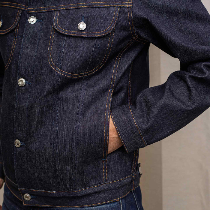 BDJ-05 TRUCKER JACKET special #2 15 oz. vintage indigo selvedge