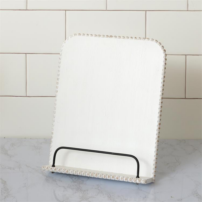 Beaded Distressed Cookbook Stand