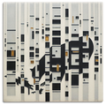 Bear in the Birches - 8x8 art tile