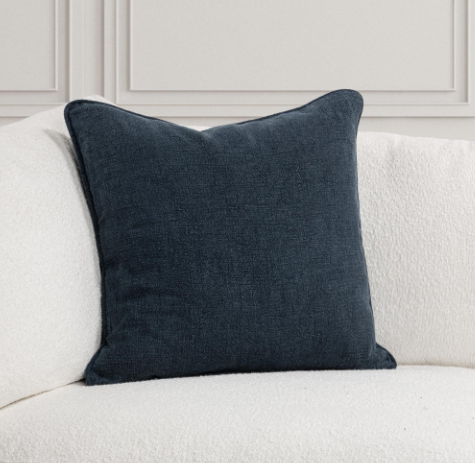 Bedford Linen Pillow Indigo