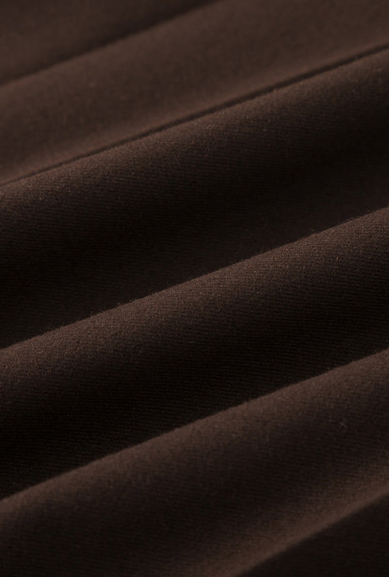Petite Studio's Blake Wool Blend Skirt in Chocolate