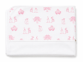 Blanket 'Toile de Jouy Pink'