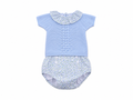 Bloomer Set 'Leah' Blue