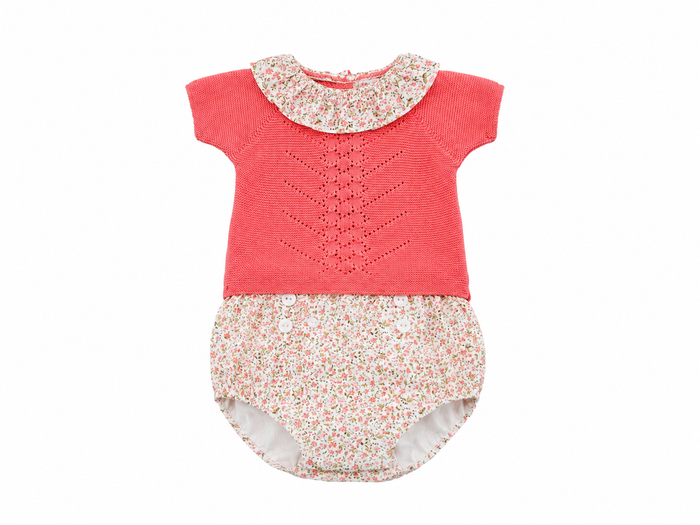 Bloomer Set 'Leah' Coral