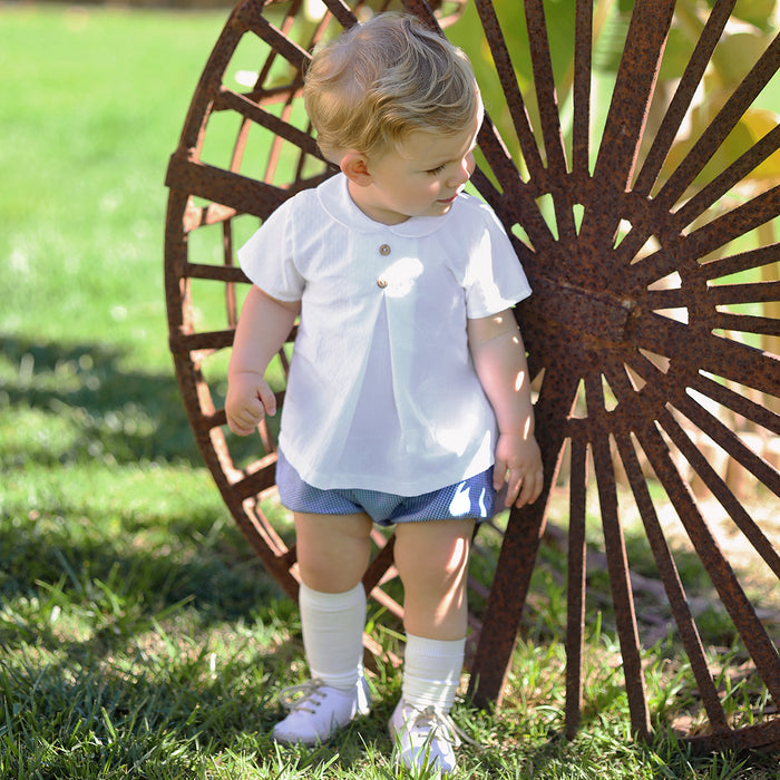 Bloomer Set 'Navy Gingham'