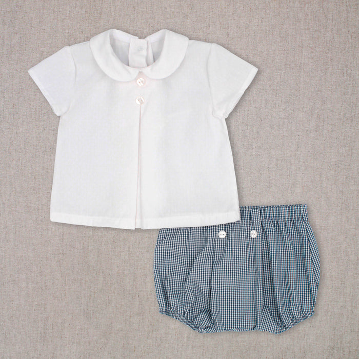 Bloomer Set 'Navy Gingham'