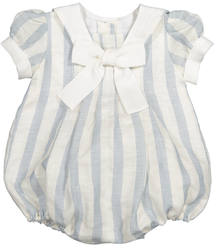 Blue Sailor Romper