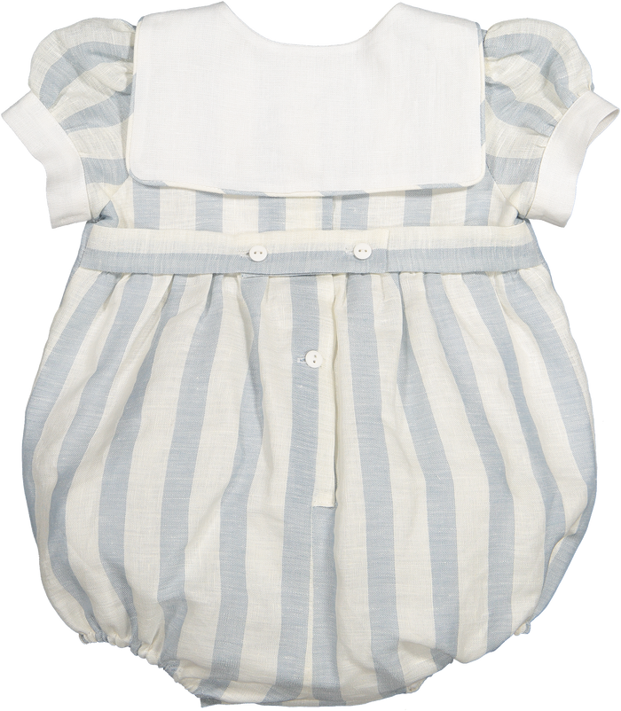 Blue Sailor Romper