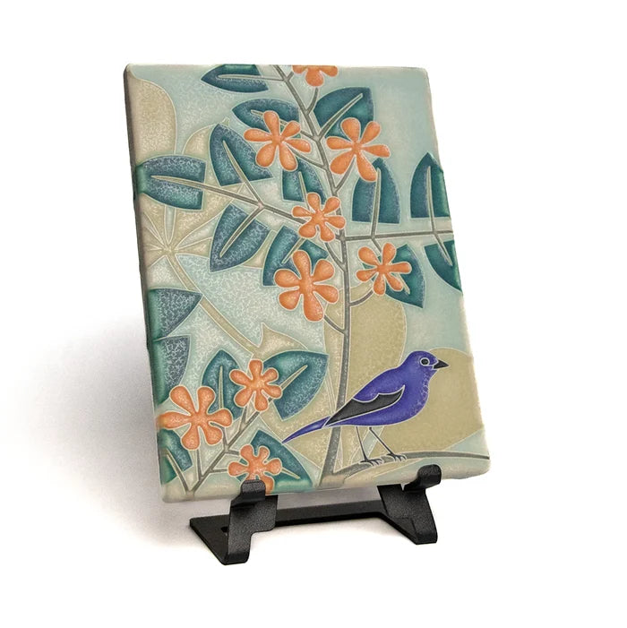 Bluebird – 6x8 art tile