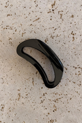 Bonnie Acetate Hair Claw Clip - Black - The Self Styler