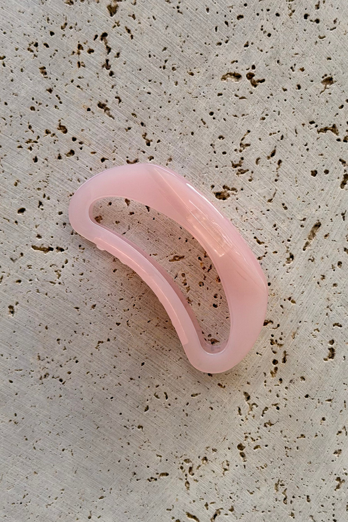 Bonnie Acetate Hair Claw Clip - Pink - The Self Styler