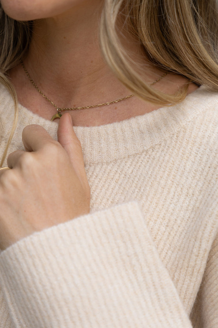 Bonnie Knit Jumper - Stone