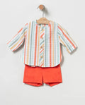 Boy Long Sleeve Rayas Set