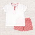 Boy Set 'Cherry Red' Piquet