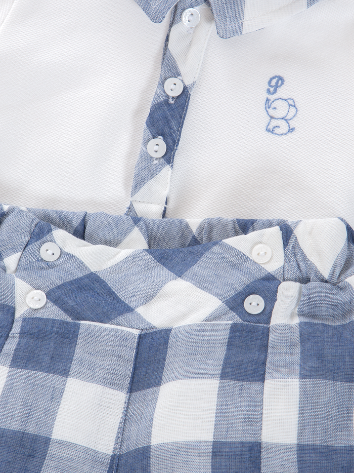 Boy Set Elephant Check