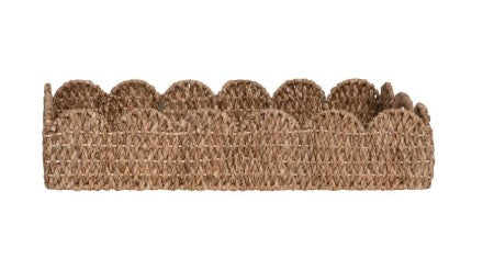 BRAIDED BANKUAN TRAY WITH HANDLES