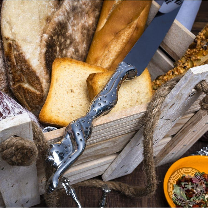 Bread & Cake Cutting Knifes - Cheetah Africa Collection - Diana Carmichael