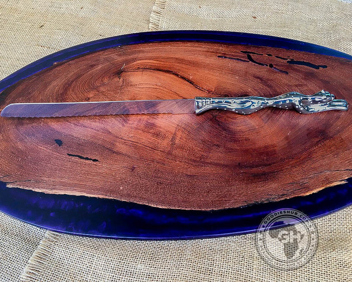 Bread & Cake Cutting Knifes - Cheetah Africa Collection - Diana Carmichael