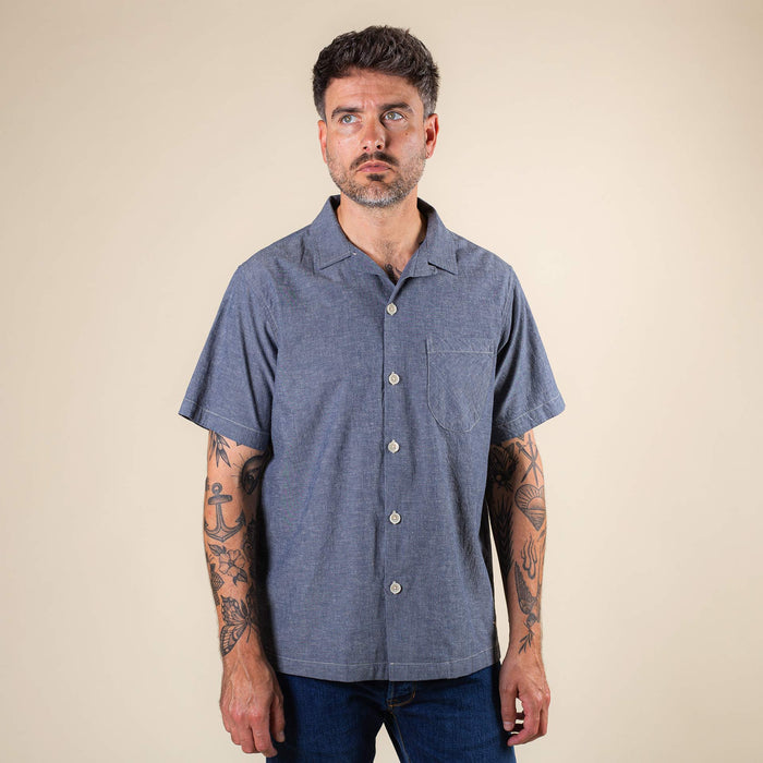 BSS-01 HOLIDAY SHIRT 4 oz. natural fibre chambray