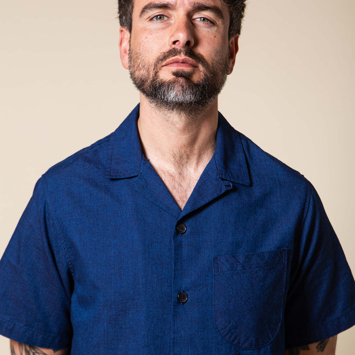 BSS-01 HOLIDAY SHIRT 5 oz. double indigo chambray