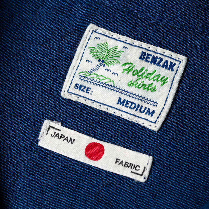 BSS-01 HOLIDAY SHIRT 5 oz. double indigo chambray