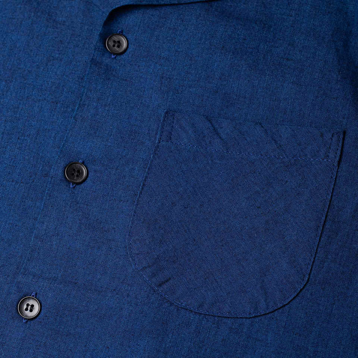 BSS-01 HOLIDAY SHIRT 5 oz. double indigo chambray