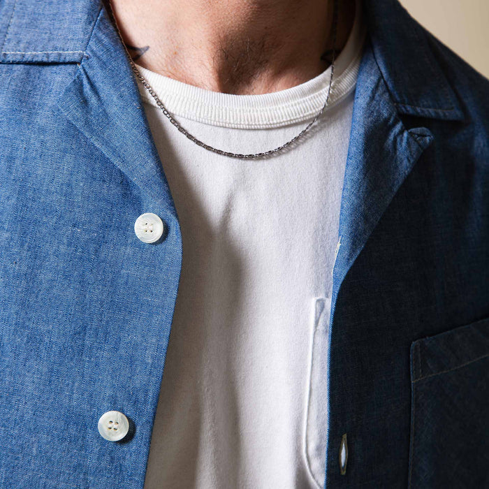 BSS-01 HOLIDAY SHIRT 5 oz. vintage indigo chambray